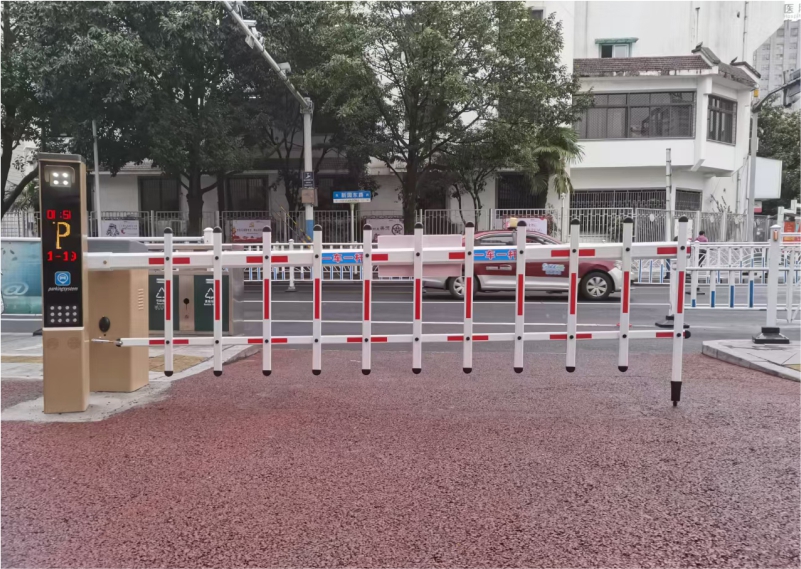 重型空降道閘案例
